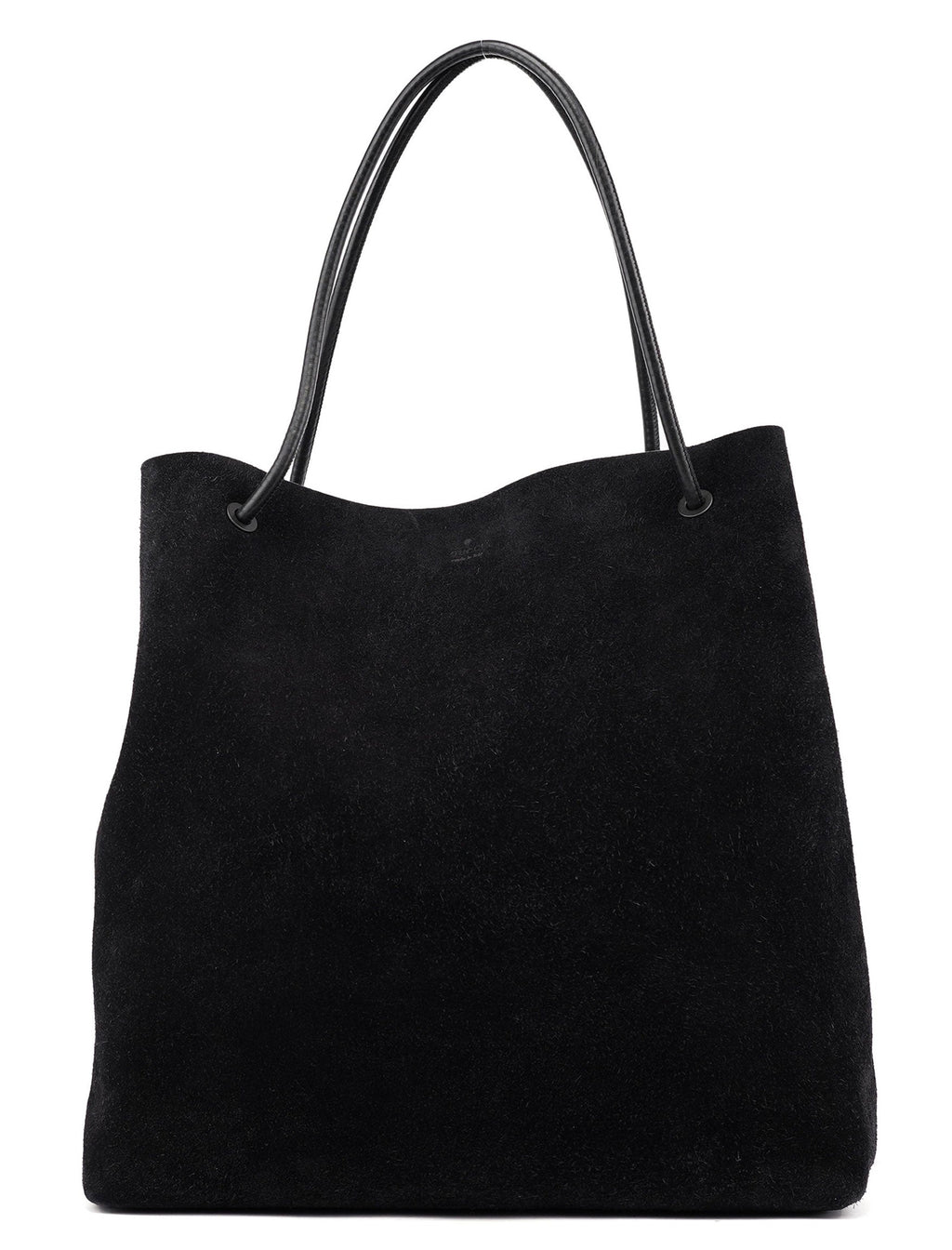101340 Black Suede Tote Bag