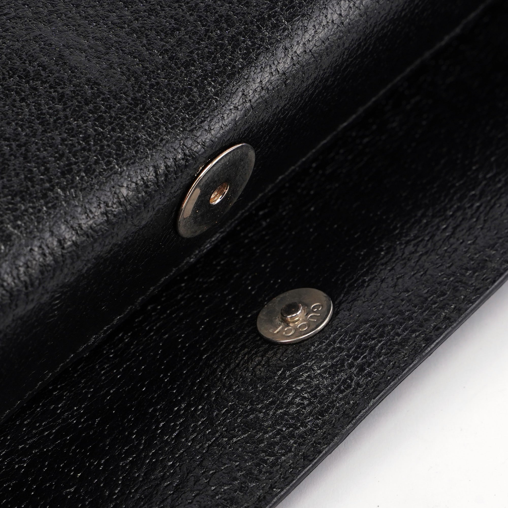 Black Textured Leather Hobo Shoulder Bag