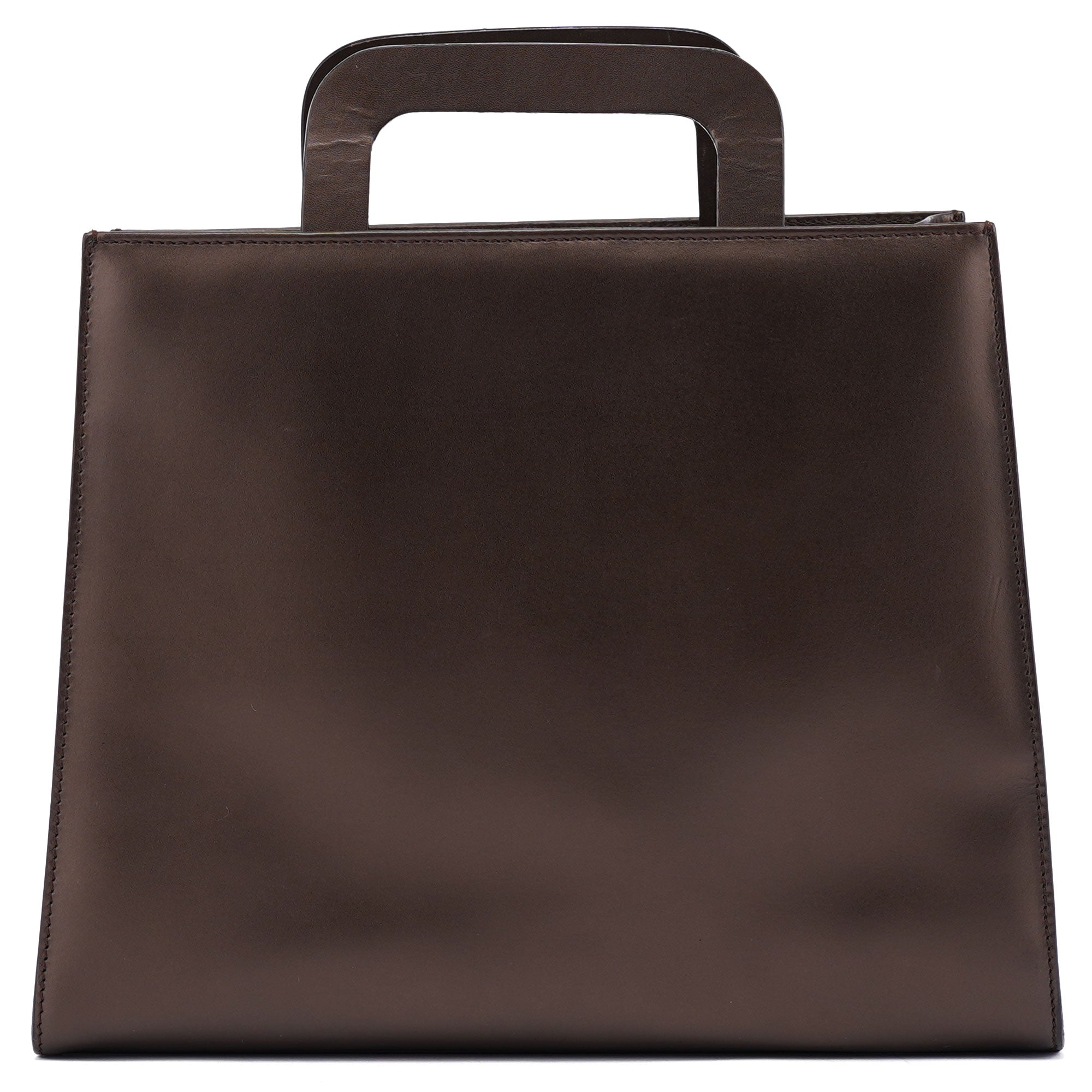 Bronze Leather 2-Way Tote Bag