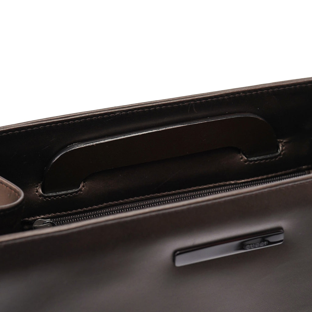 Bronze Leather 2-Way Tote Bag