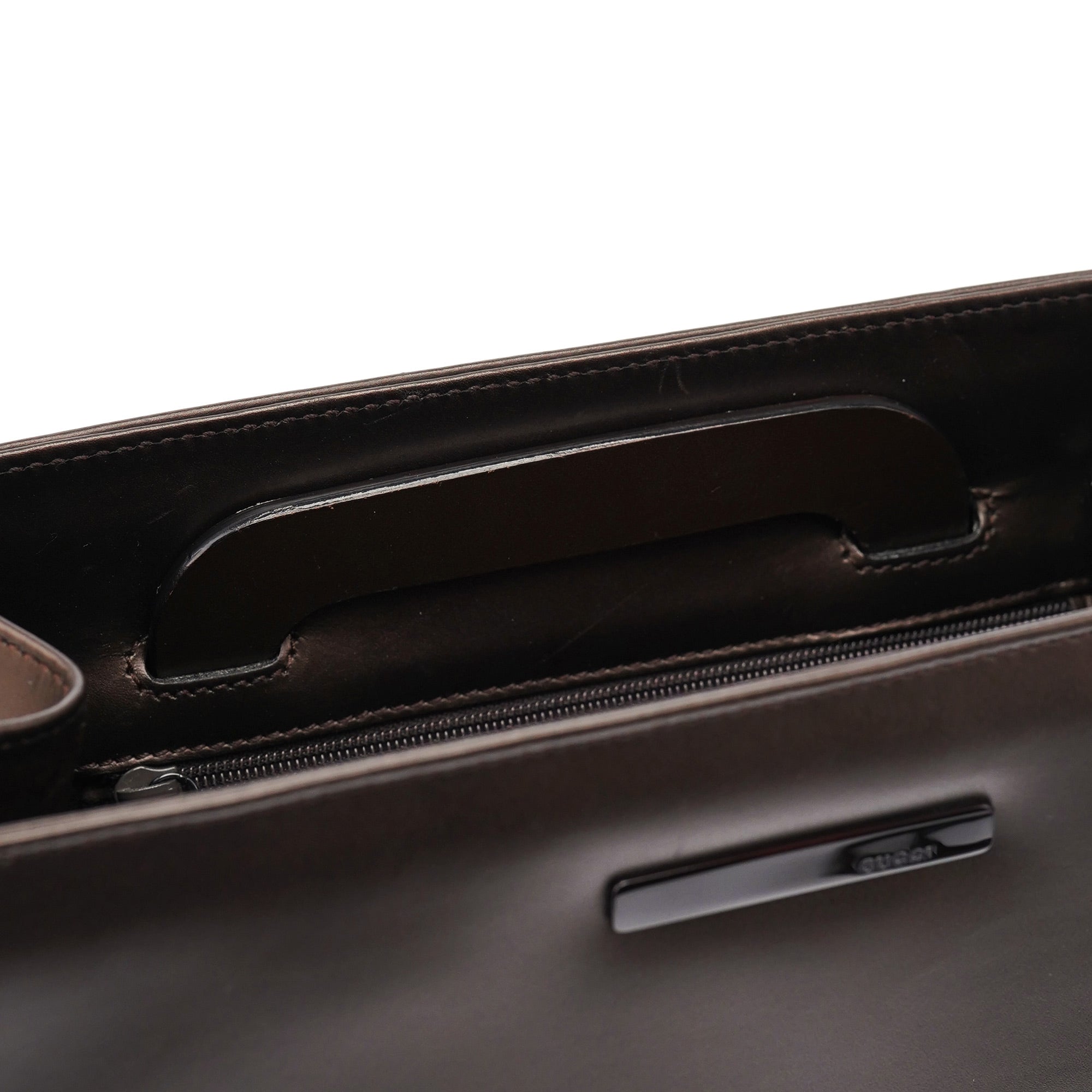Bronze Leather 2-Way Tote Bag