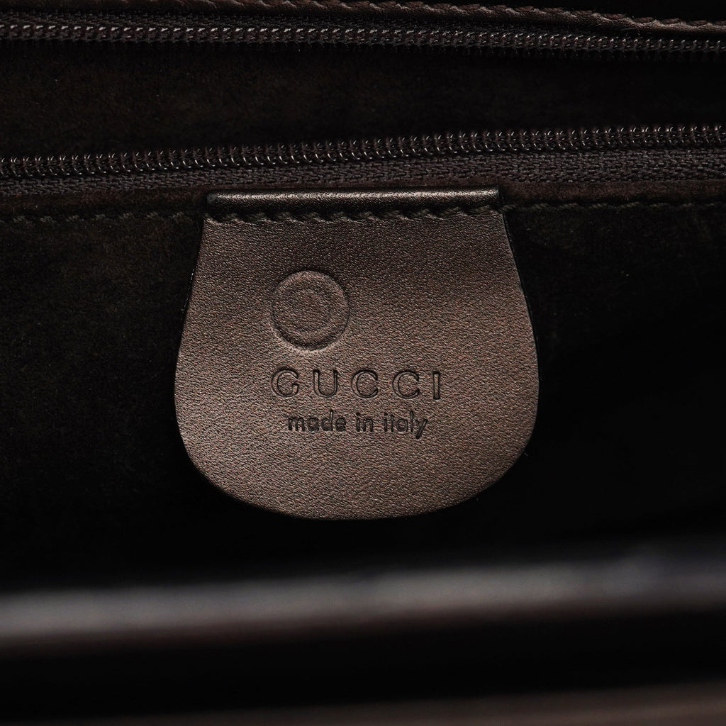 Bronze Leather 2-Way Tote Bag