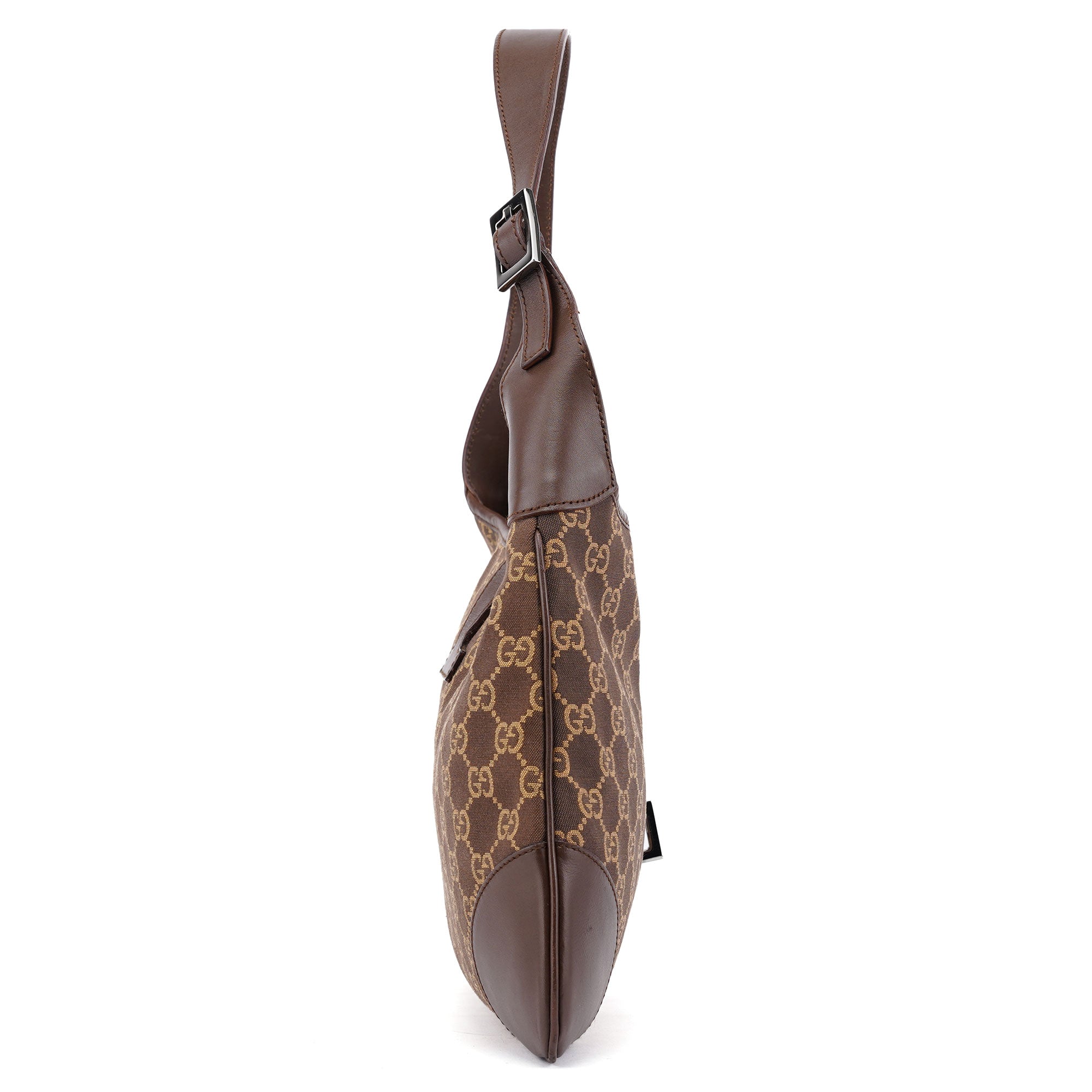Brown Beige GG Jackie Shoulder Bag