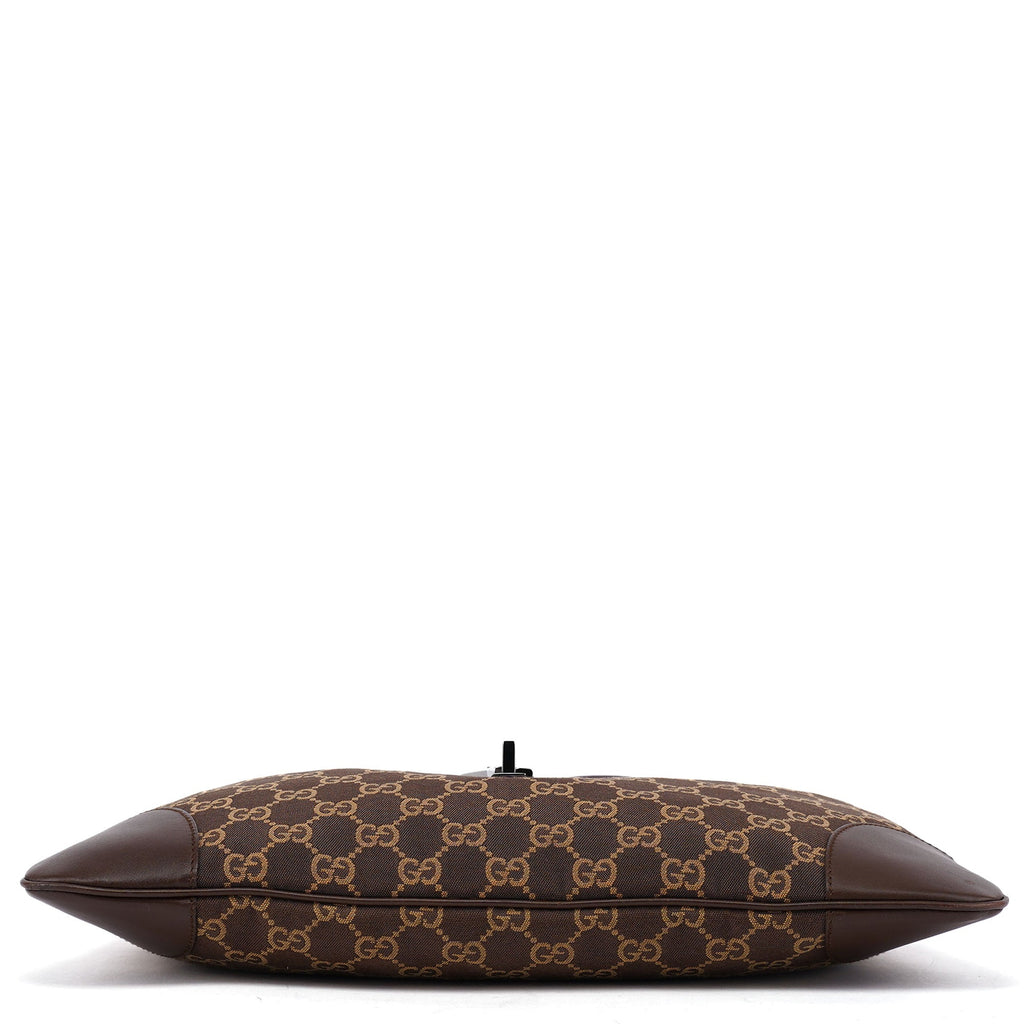 Brown Beige GG Jackie Shoulder Bag