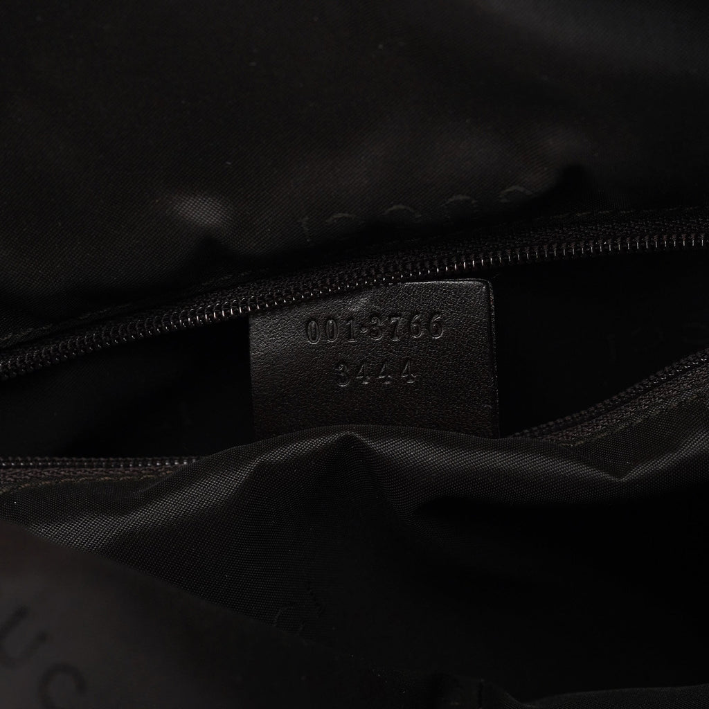 Brown Calfskin Hobo Shoulder Bag
