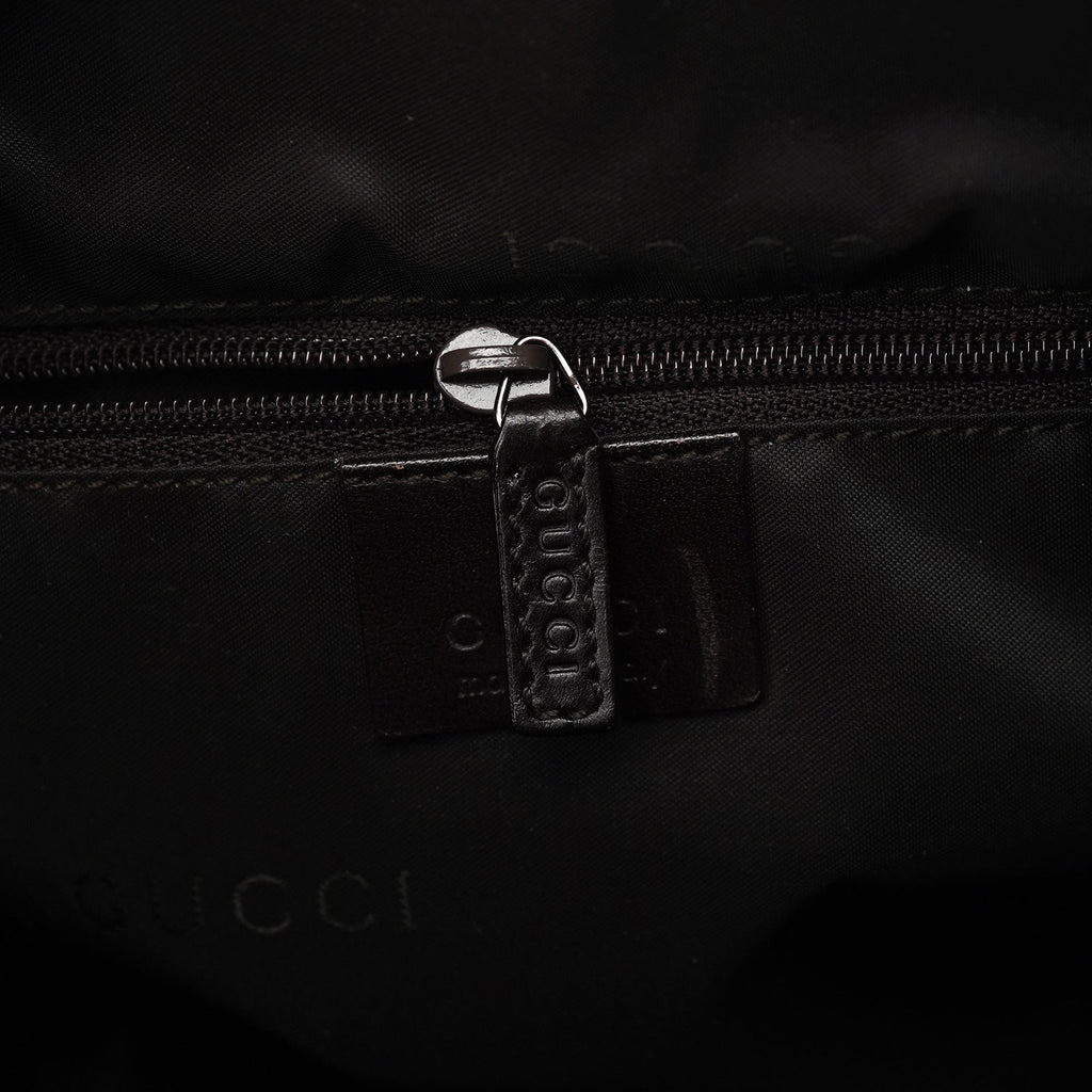 Brown Calfskin Hobo Shoulder Bag