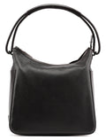 Brown Calfskin Hobo Shoulder Bag