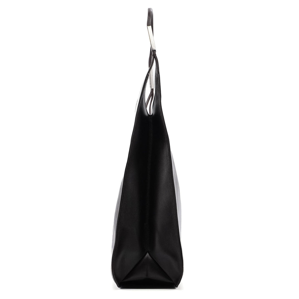 Brown Calfskin Hobo Shoulder Bag