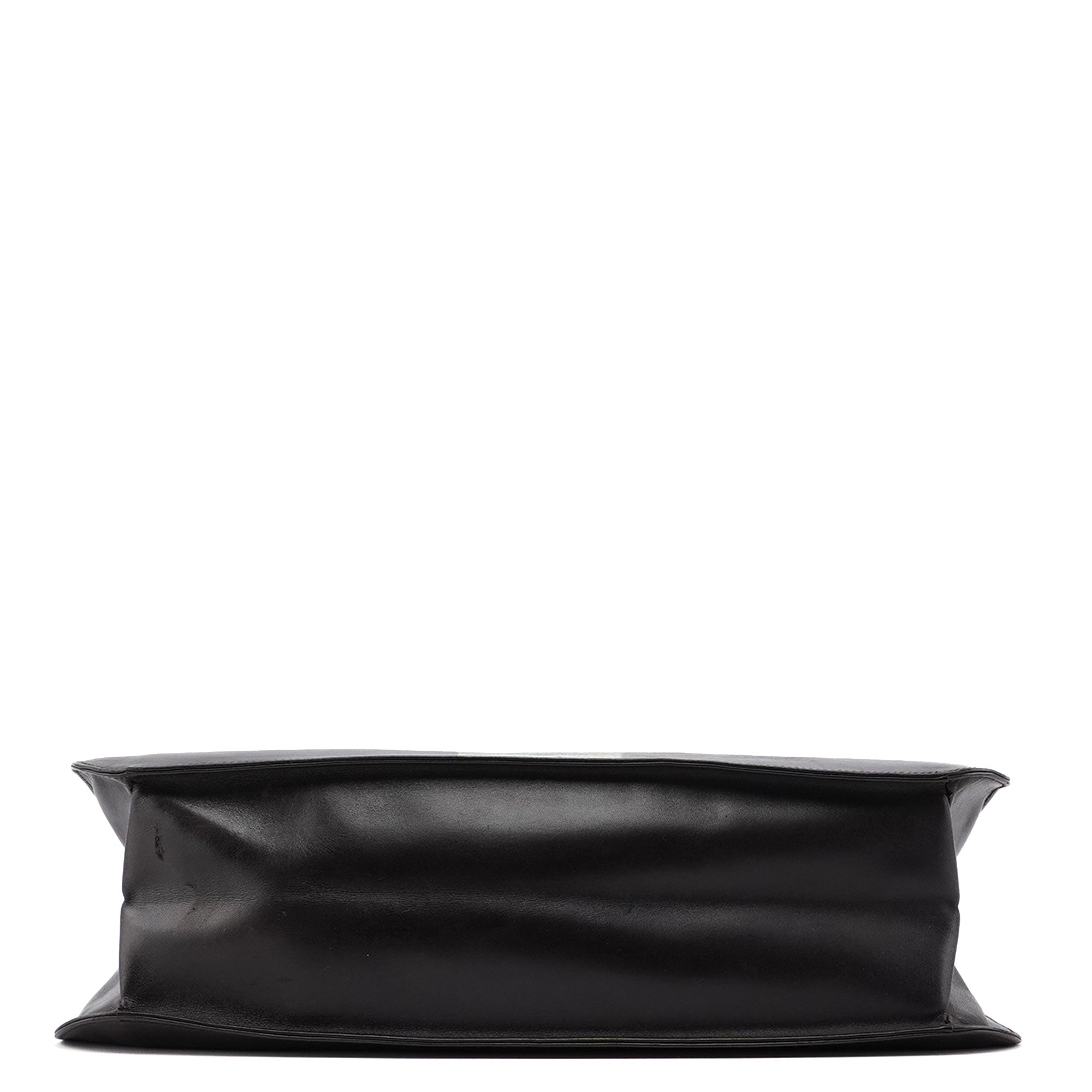 Brown Calfskin Hobo Shoulder Bag