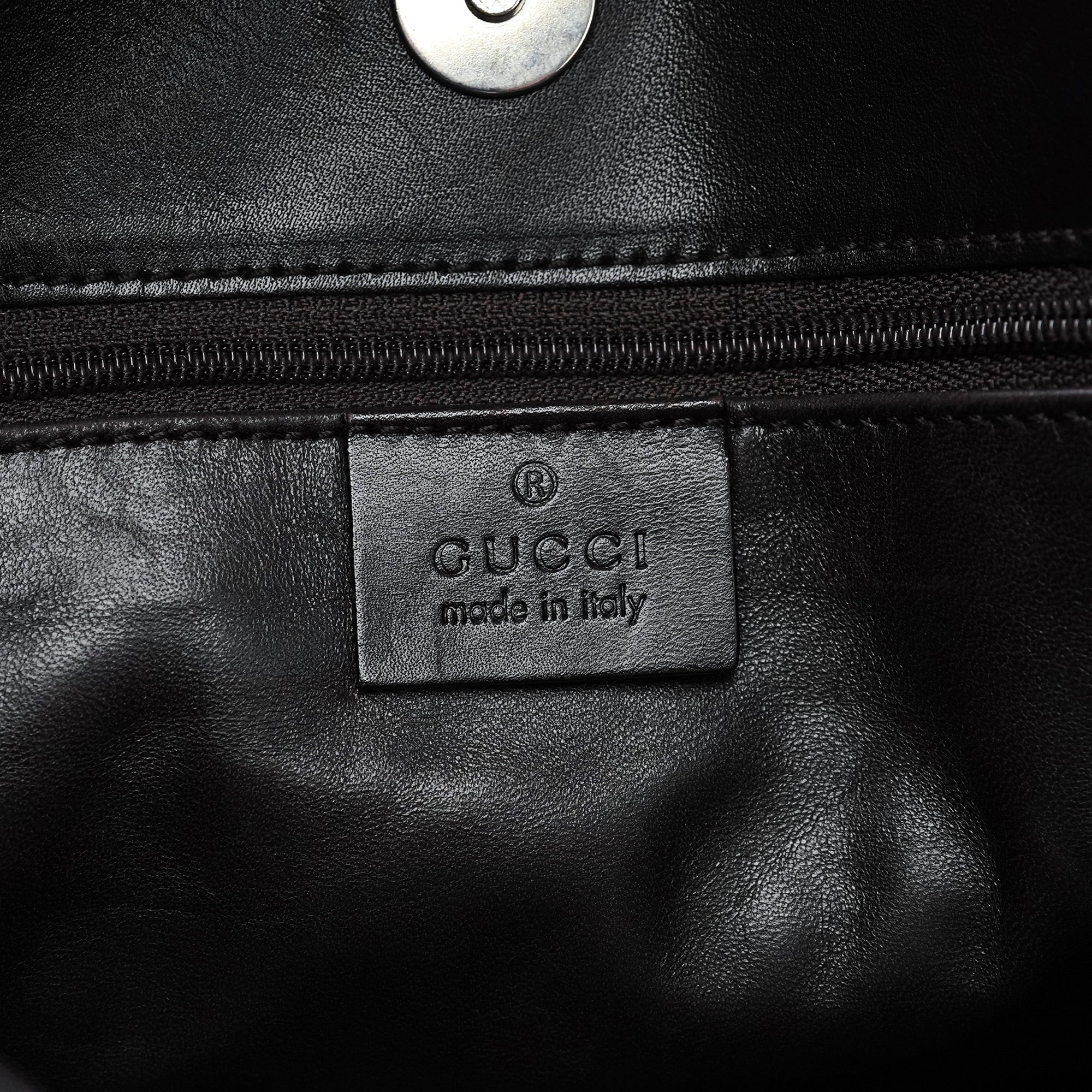 Brown Calfskin Hobo Shoulder Bag