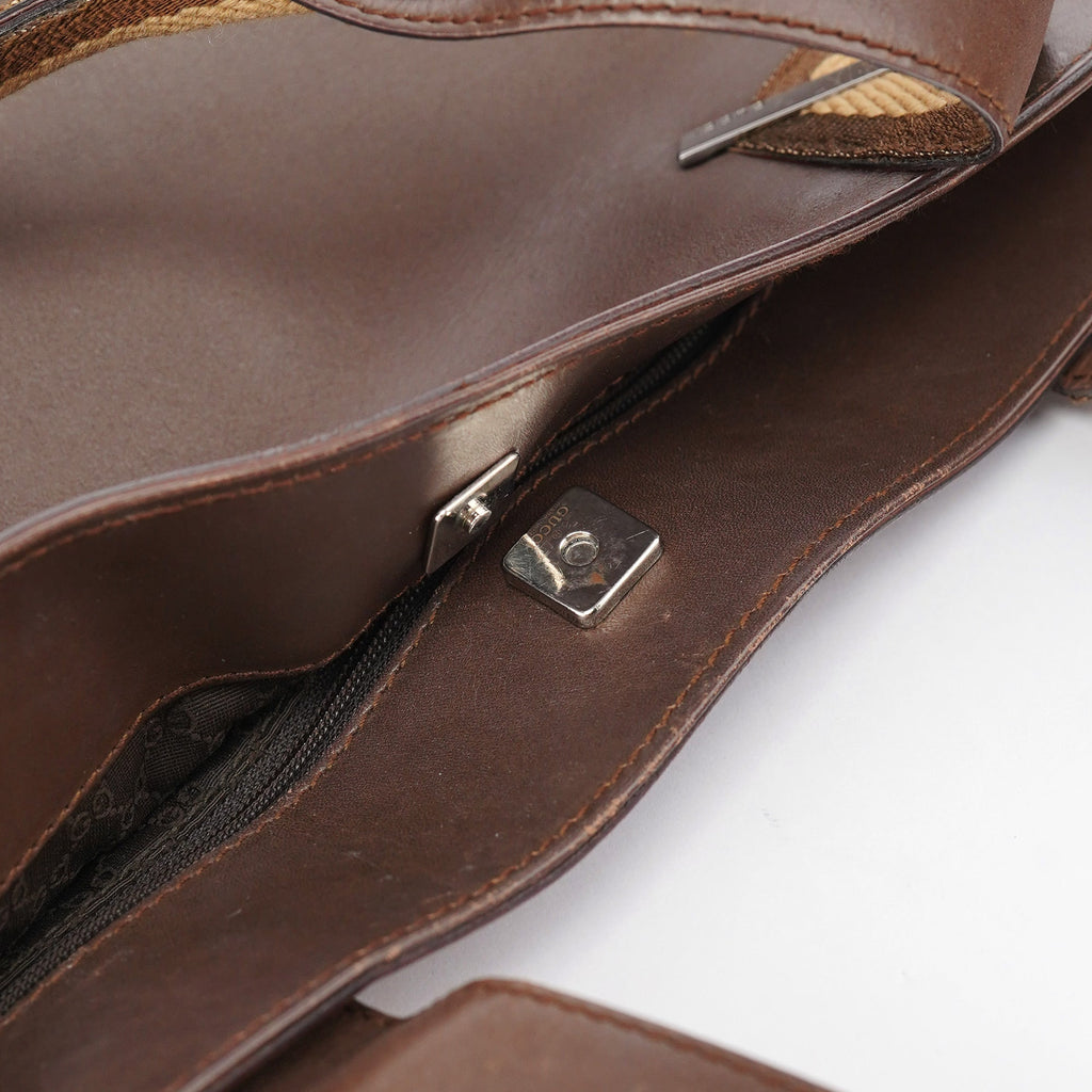 Brown Calfskin Tote Bag