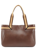 Brown Calfskin Tote Bag