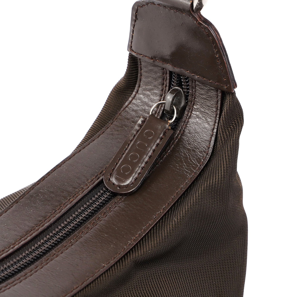 Brown Canvas Bamboo Shoulder