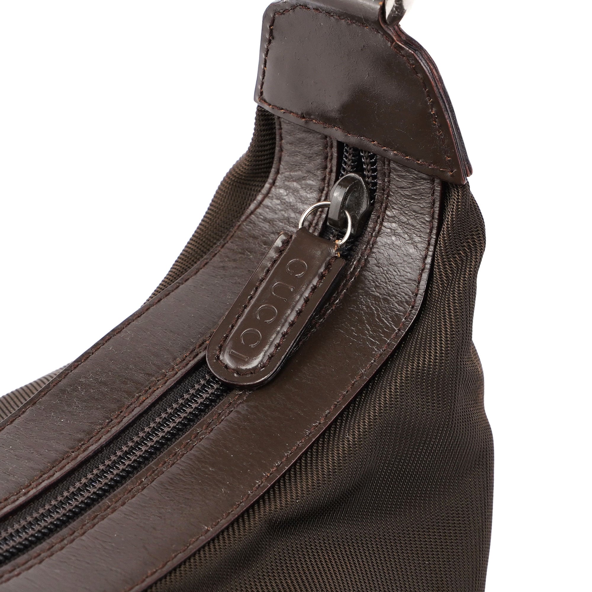 Brown Canvas Bamboo Shoulder