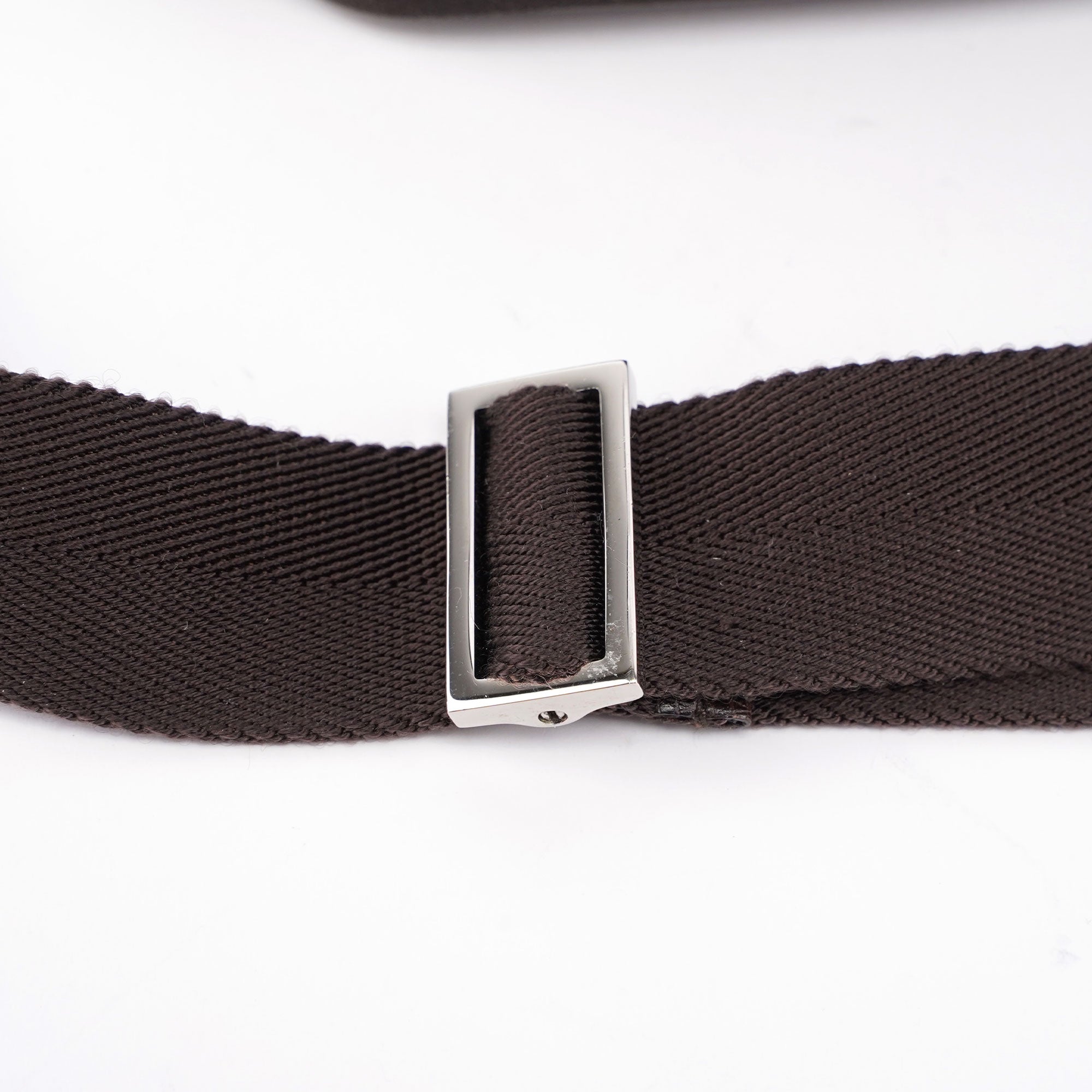 Brown Canvas Crossbody Bag