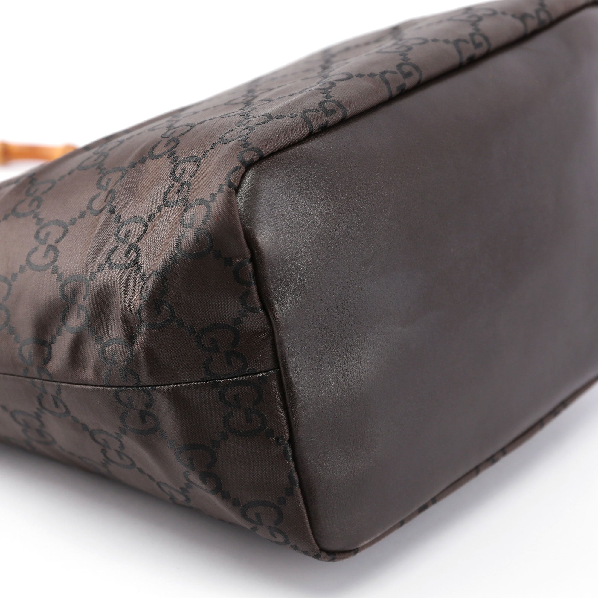 Brown GG Bamboo Shoulder Bag