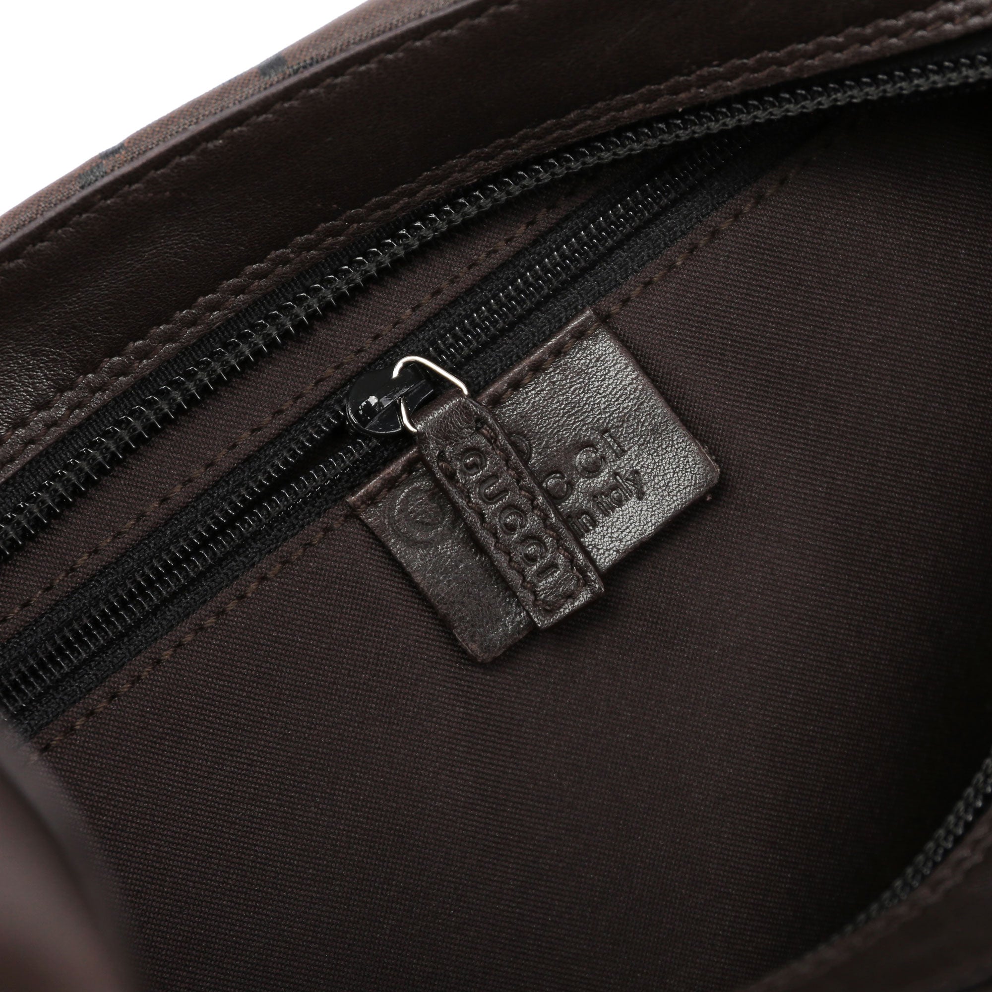 Brown GG Bamboo Shoulder Bag