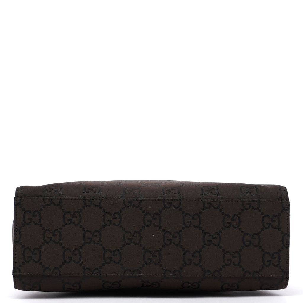 Brown GG Bamboo Tote 2way