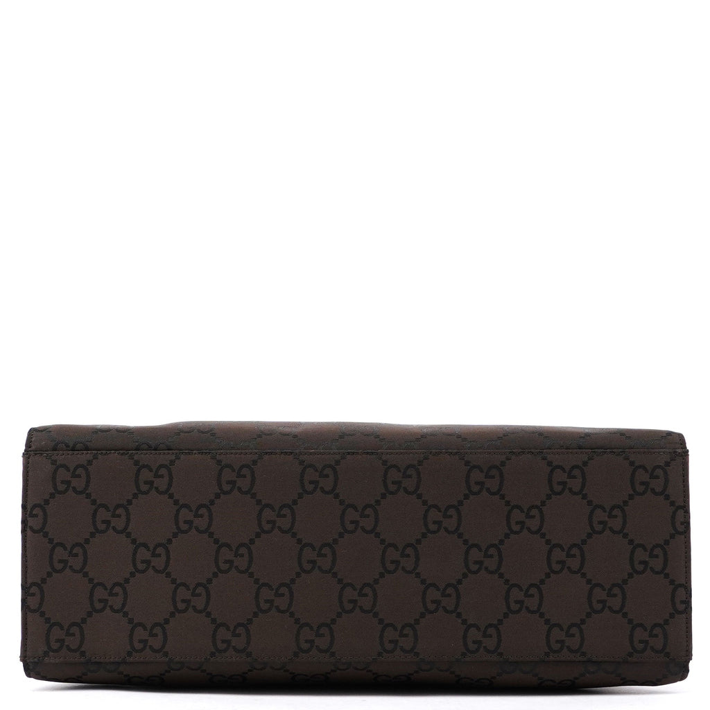 Brown GG Bamboo Tote