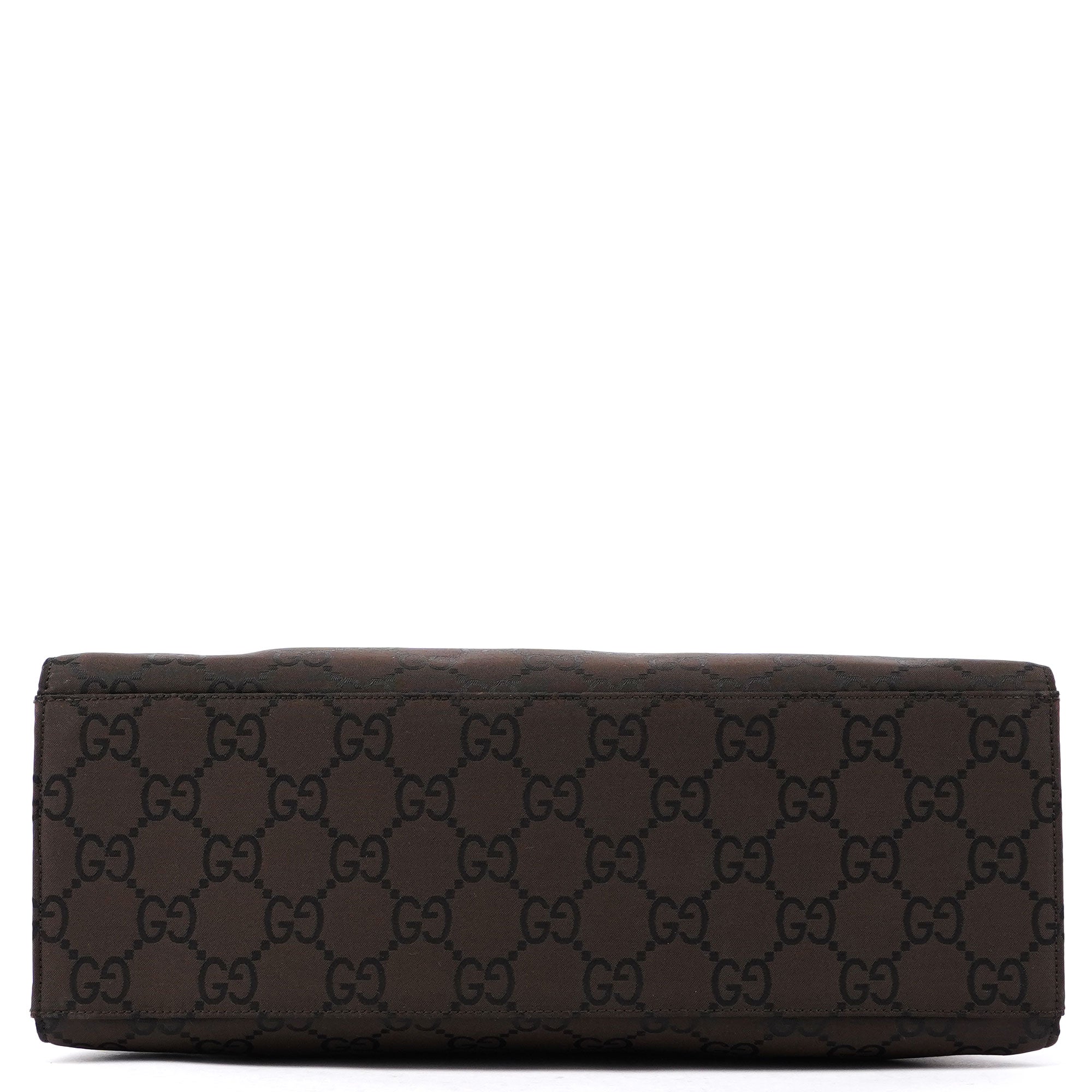 Brown GG Bamboo Tote