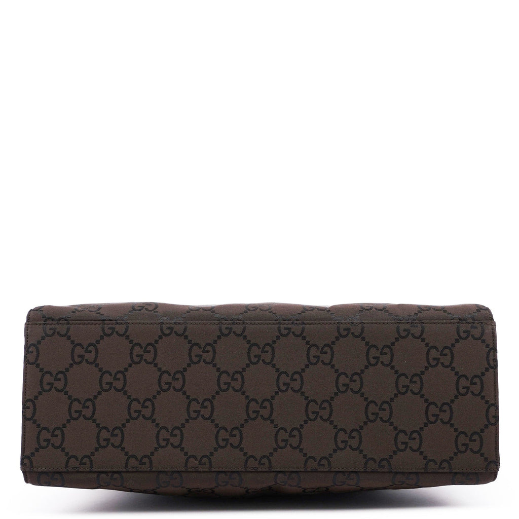 Brown GG Bamboo Tote