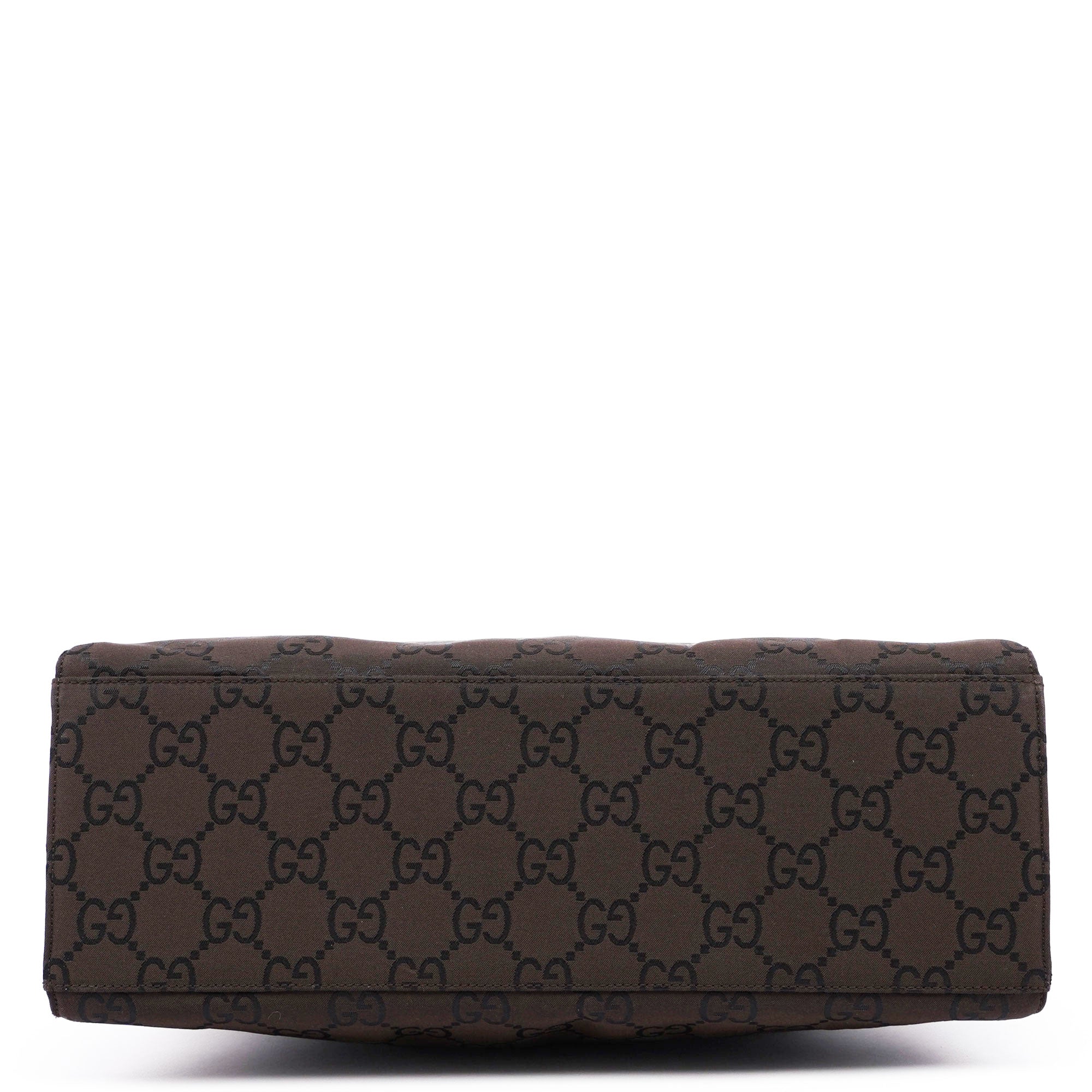 Brown GG Bamboo Tote