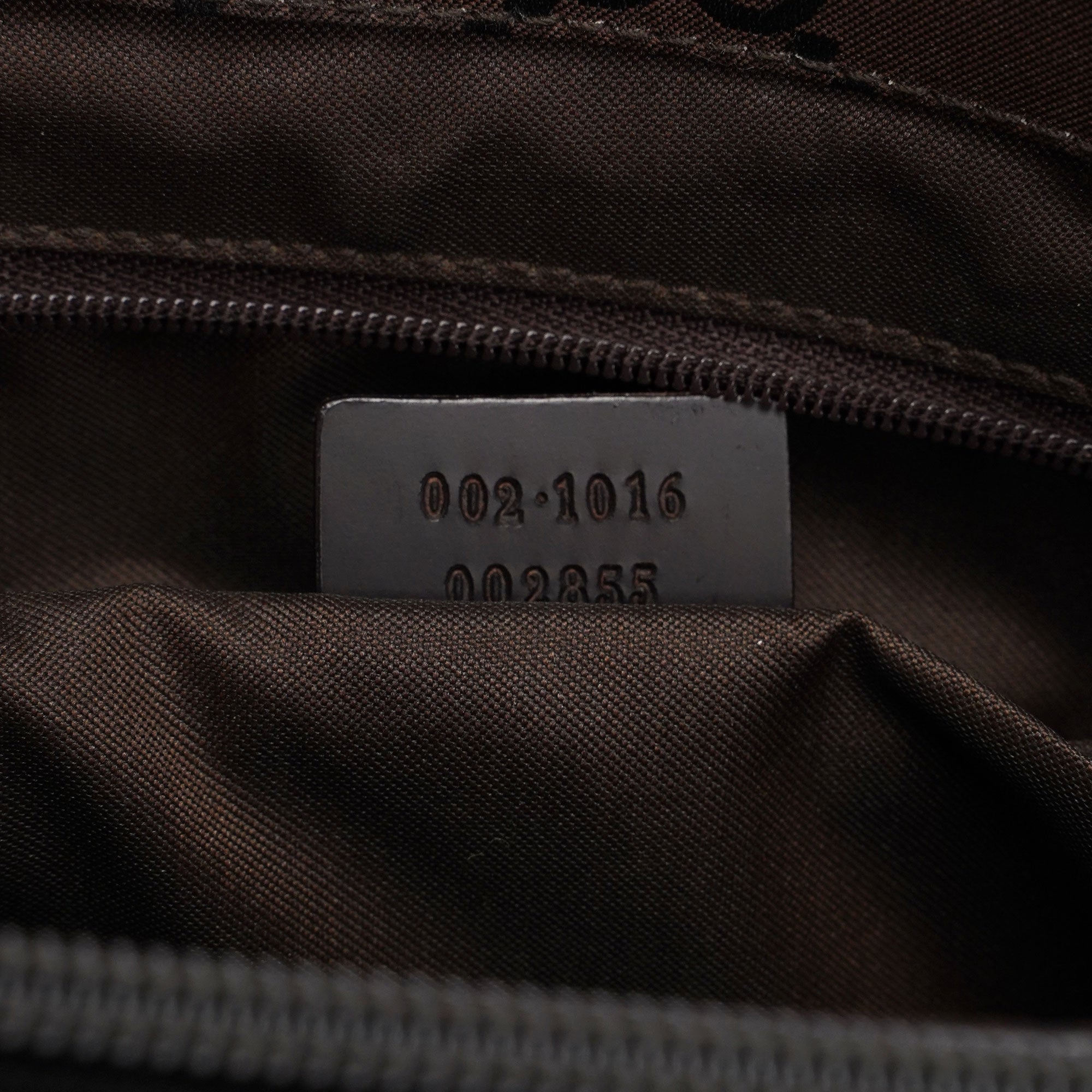 Brown GG Bamboo Tote