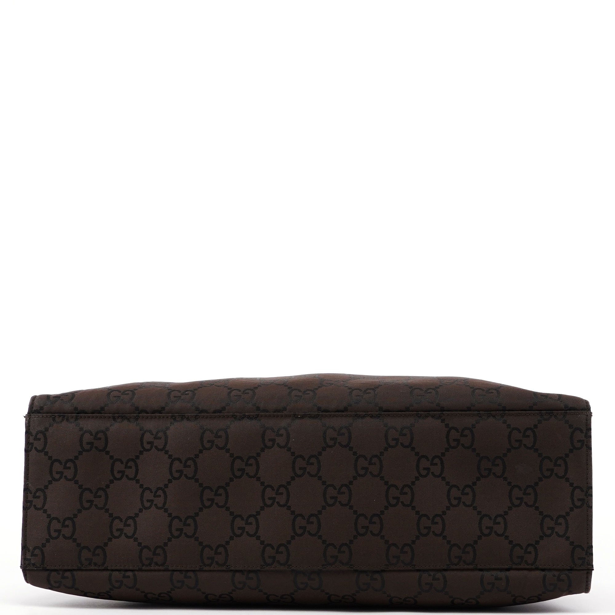 Brown GG Bamboo Tote