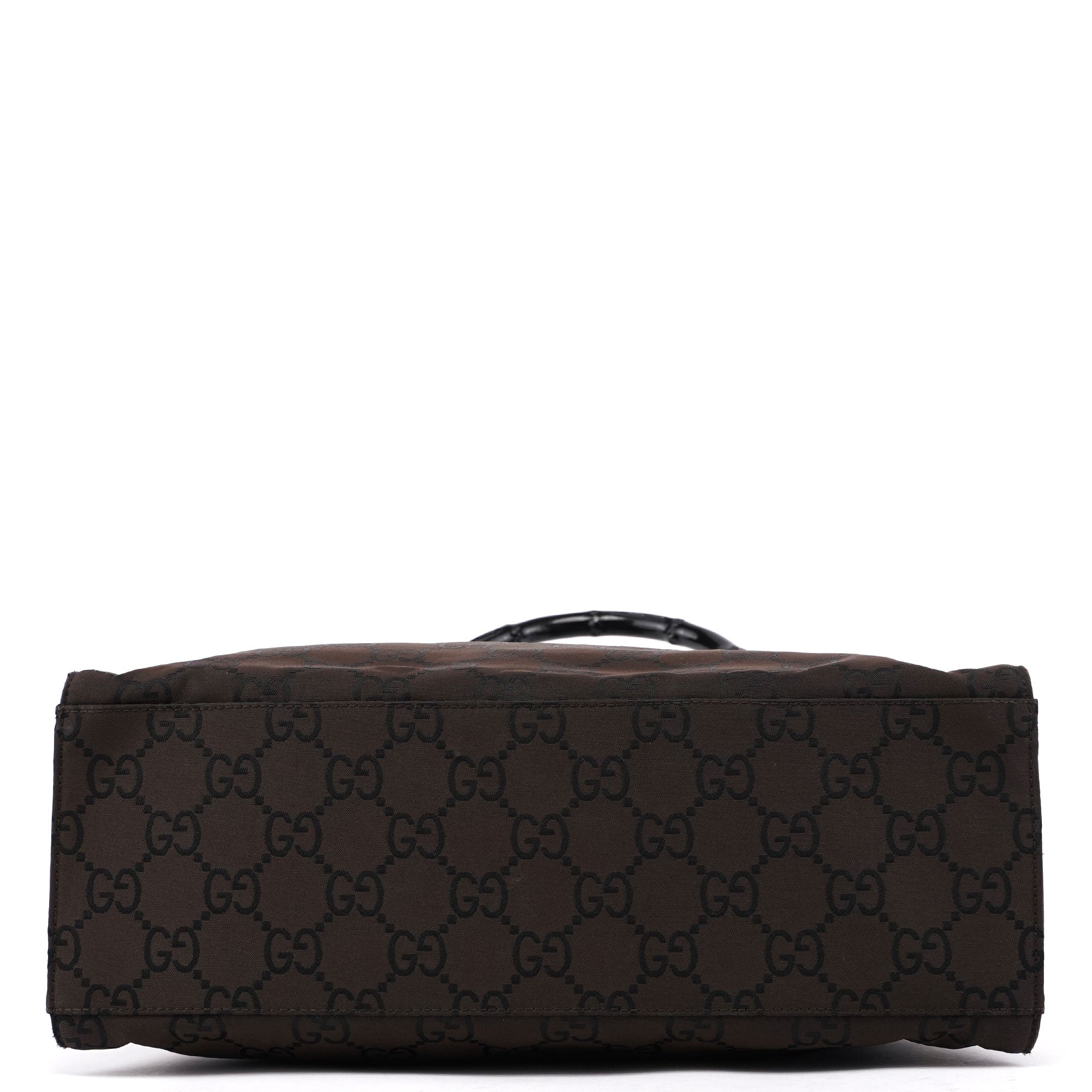 Brown GG Bamboo Tote