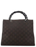 Brown GG Bamboo Tote