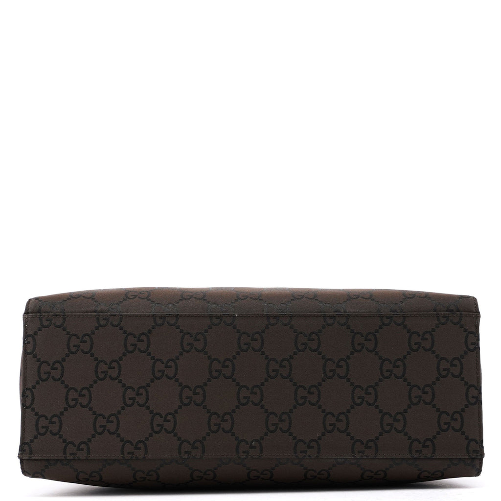 Brown GG Bamboo Tote