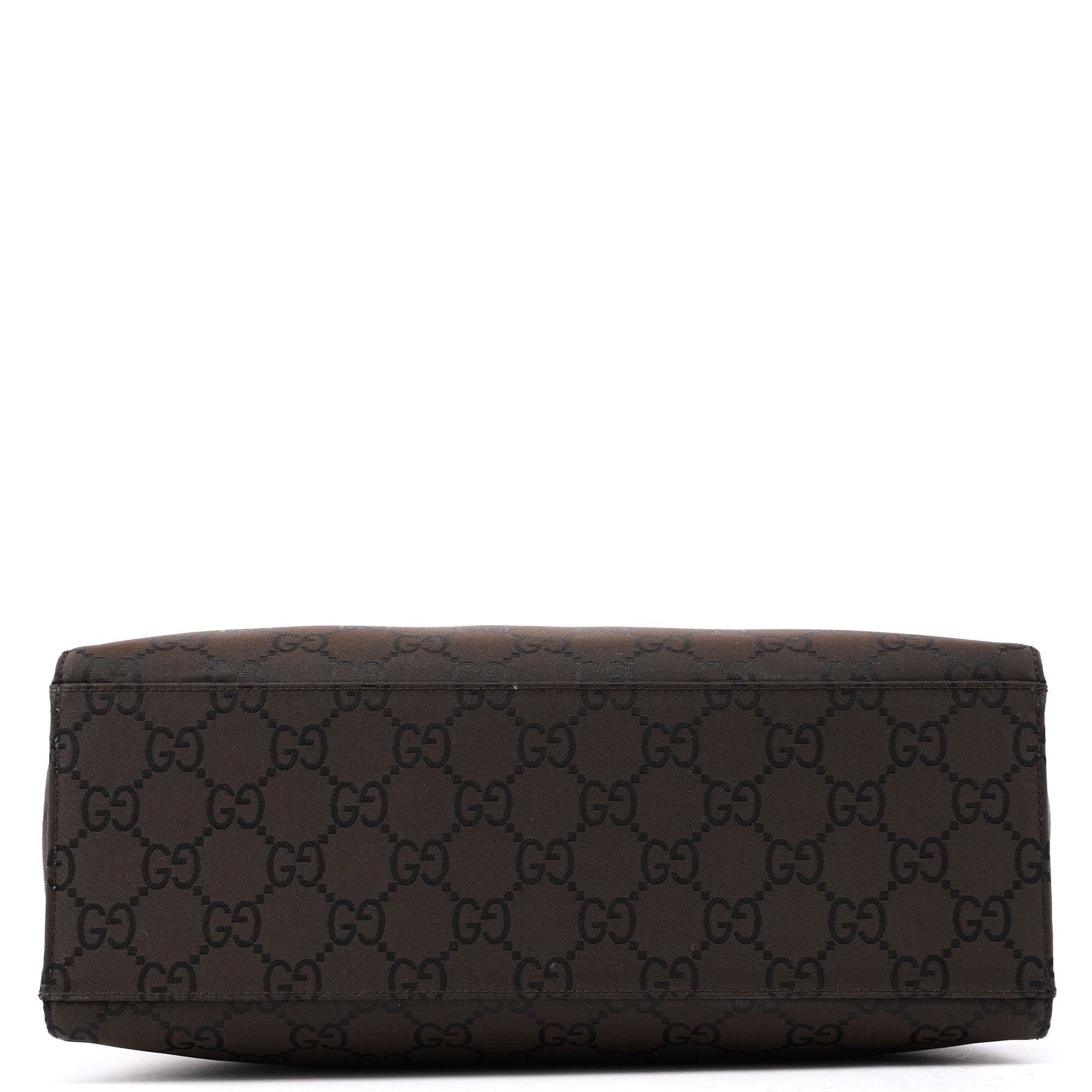 Brown GG Bamboo Tote