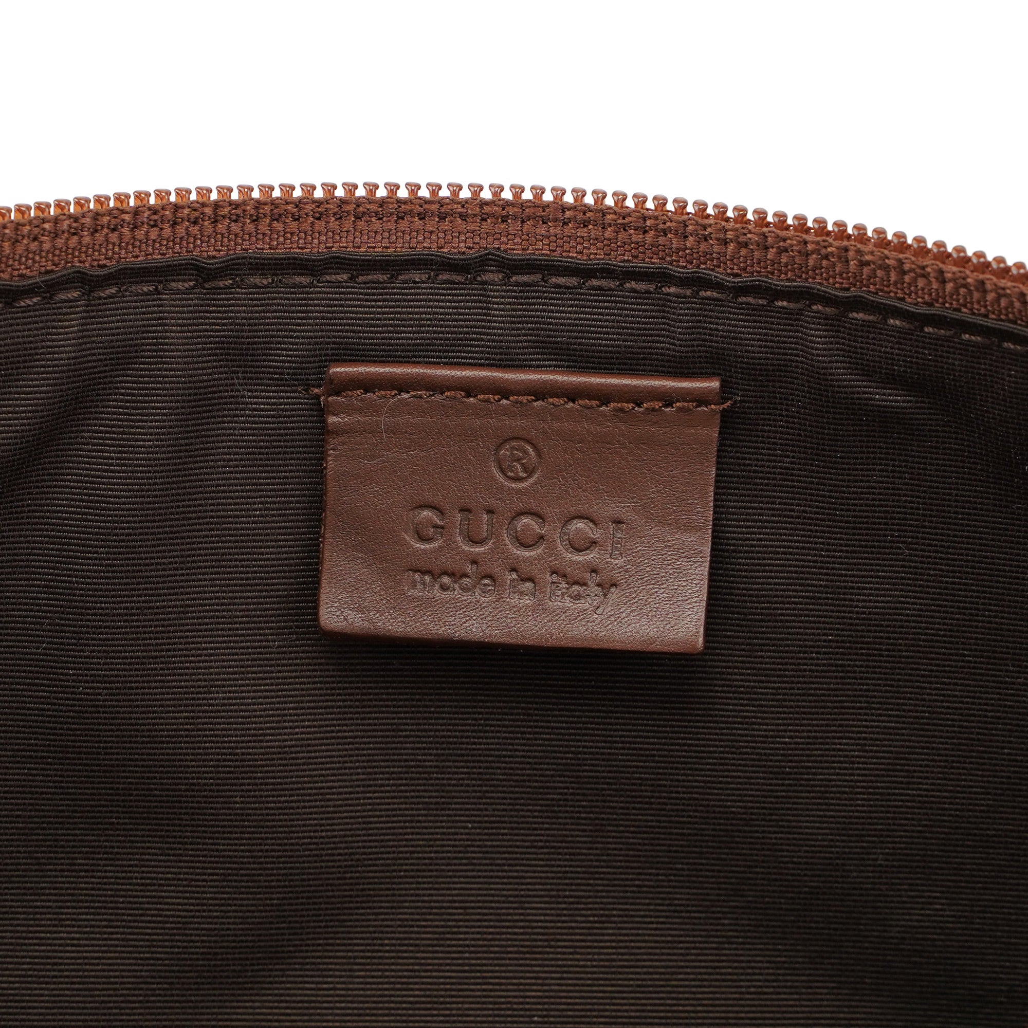 Brown GG Boat Pochette
