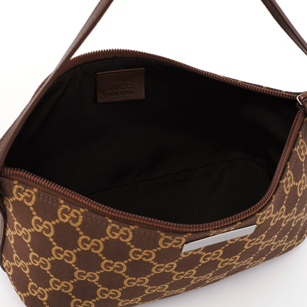Brown GG Boat Pochette