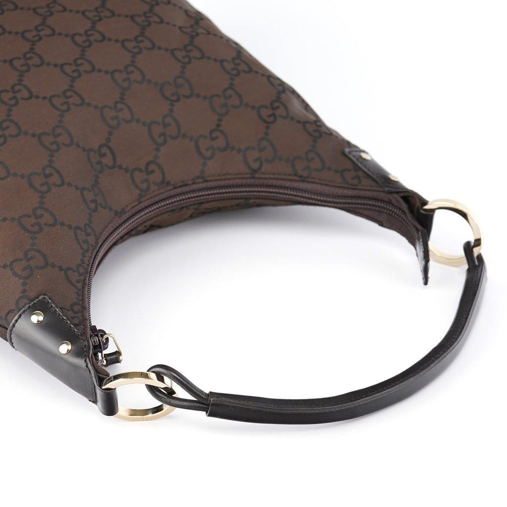 Brown GG Canvas Shoulder Bag