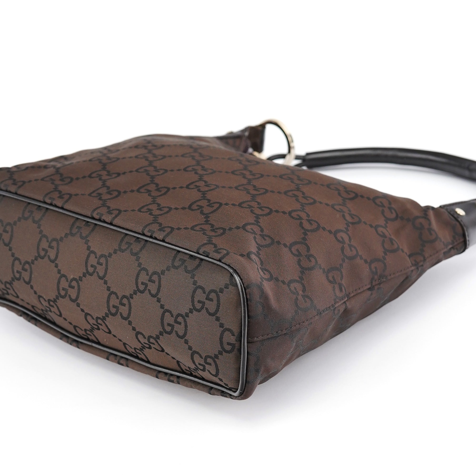Brown GG Canvas Shoulder Bag