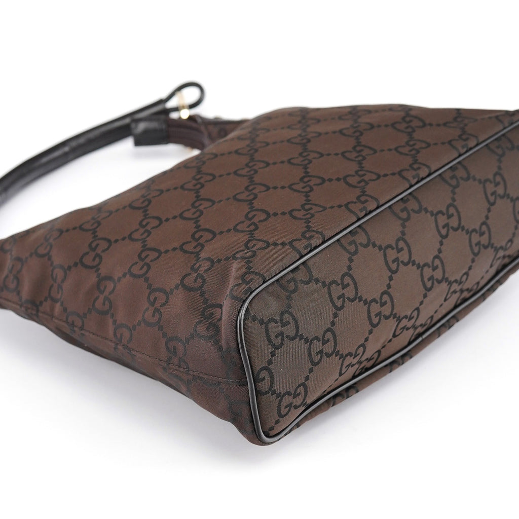 Brown GG Canvas Shoulder Bag