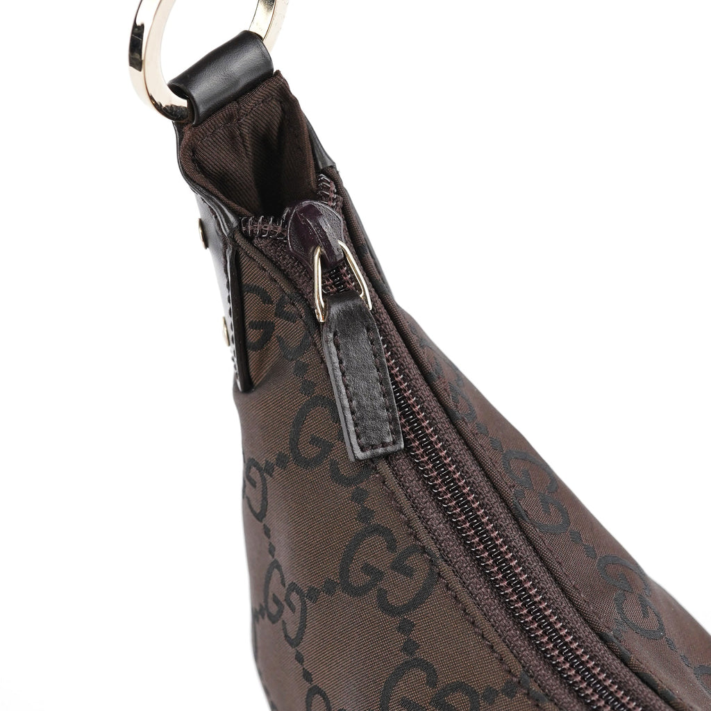 Brown GG Canvas Shoulder Bag