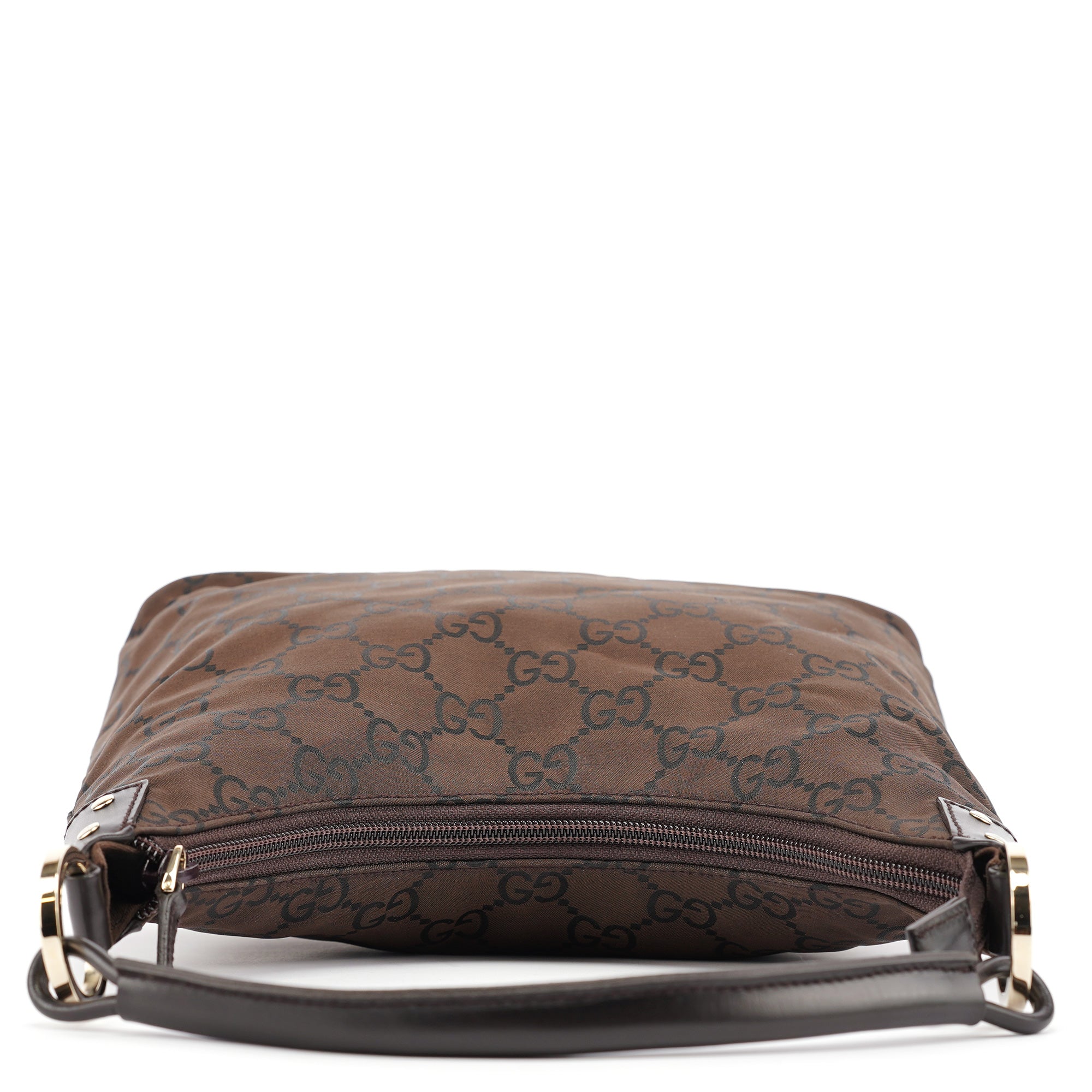 Brown GG Canvas Shoulder Bag