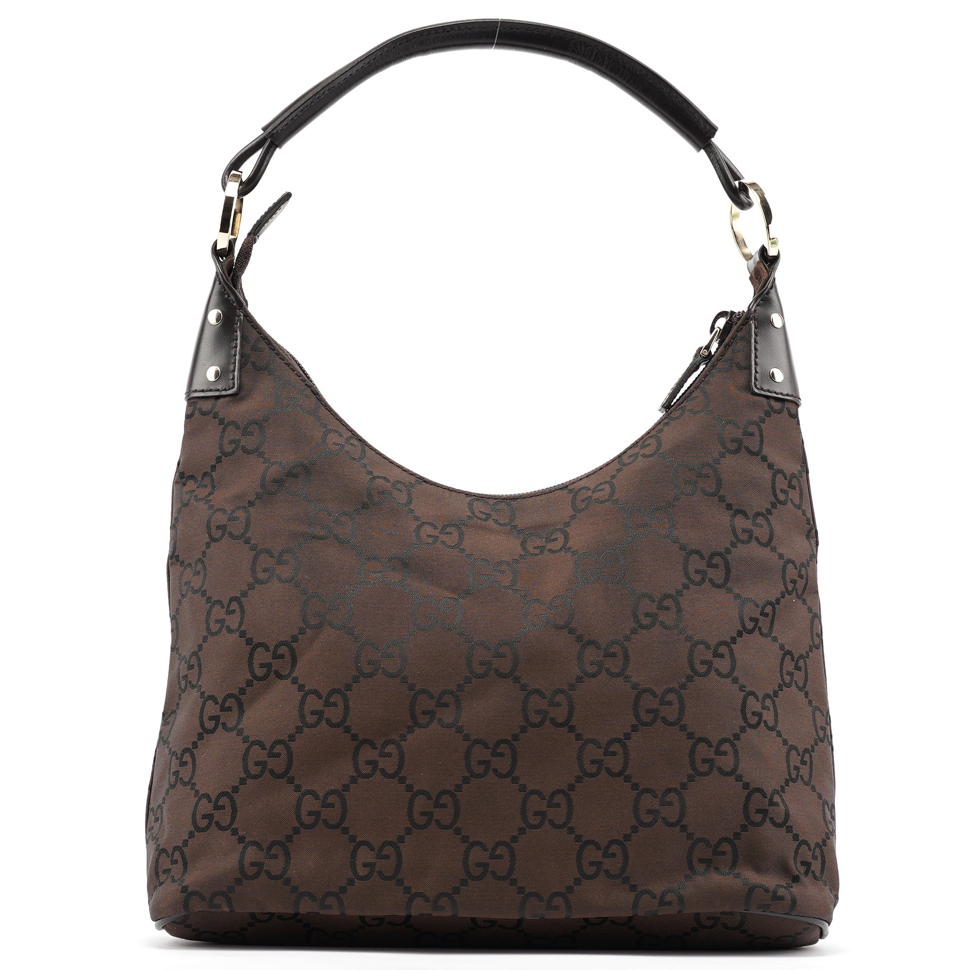 Brown GG Canvas Shoulder Bag