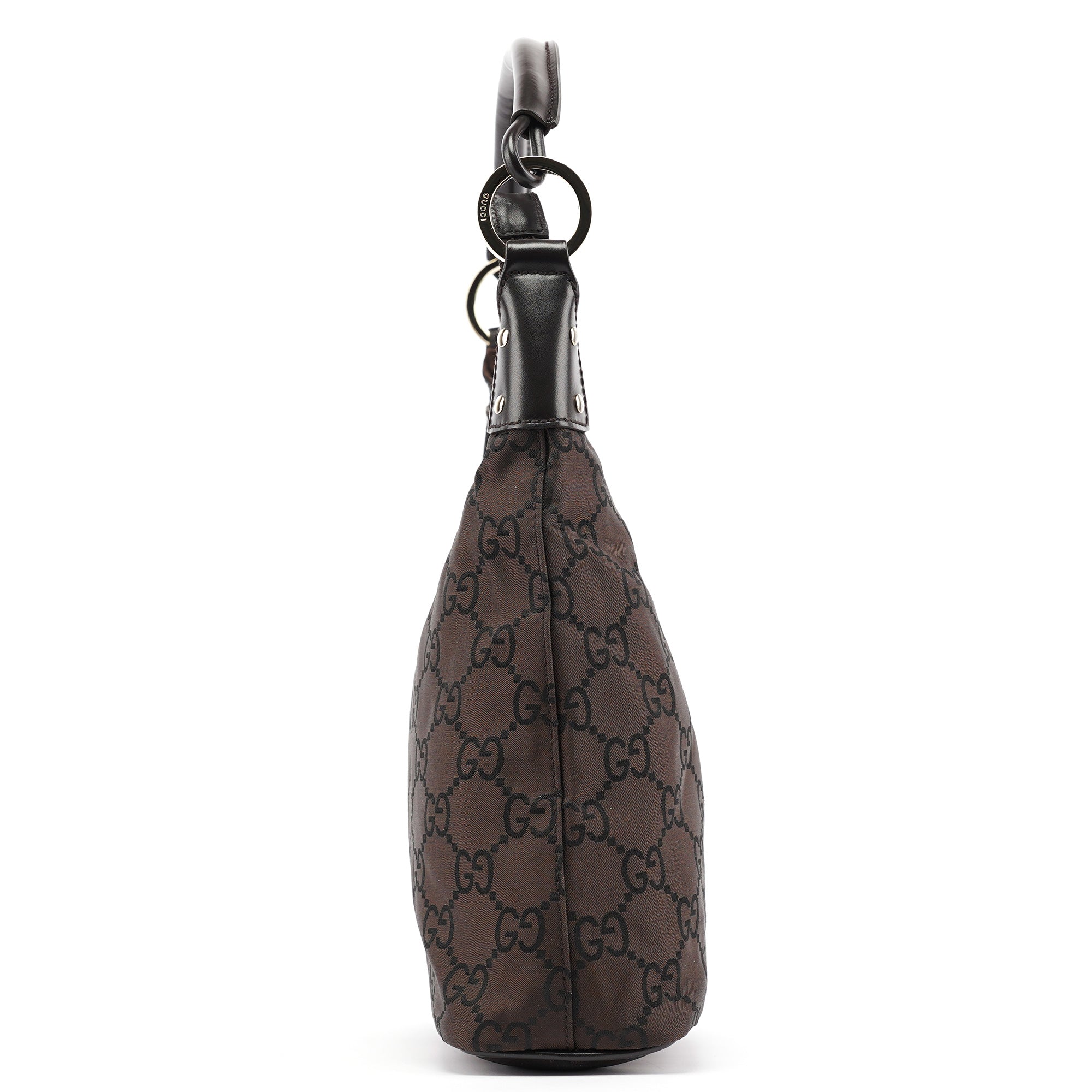 Brown GG Canvas Shoulder Bag