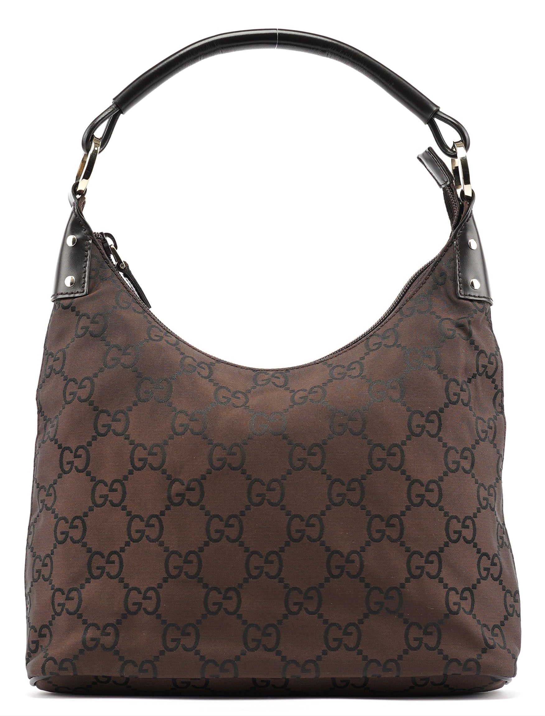 Brown GG Canvas Shoulder Bag
