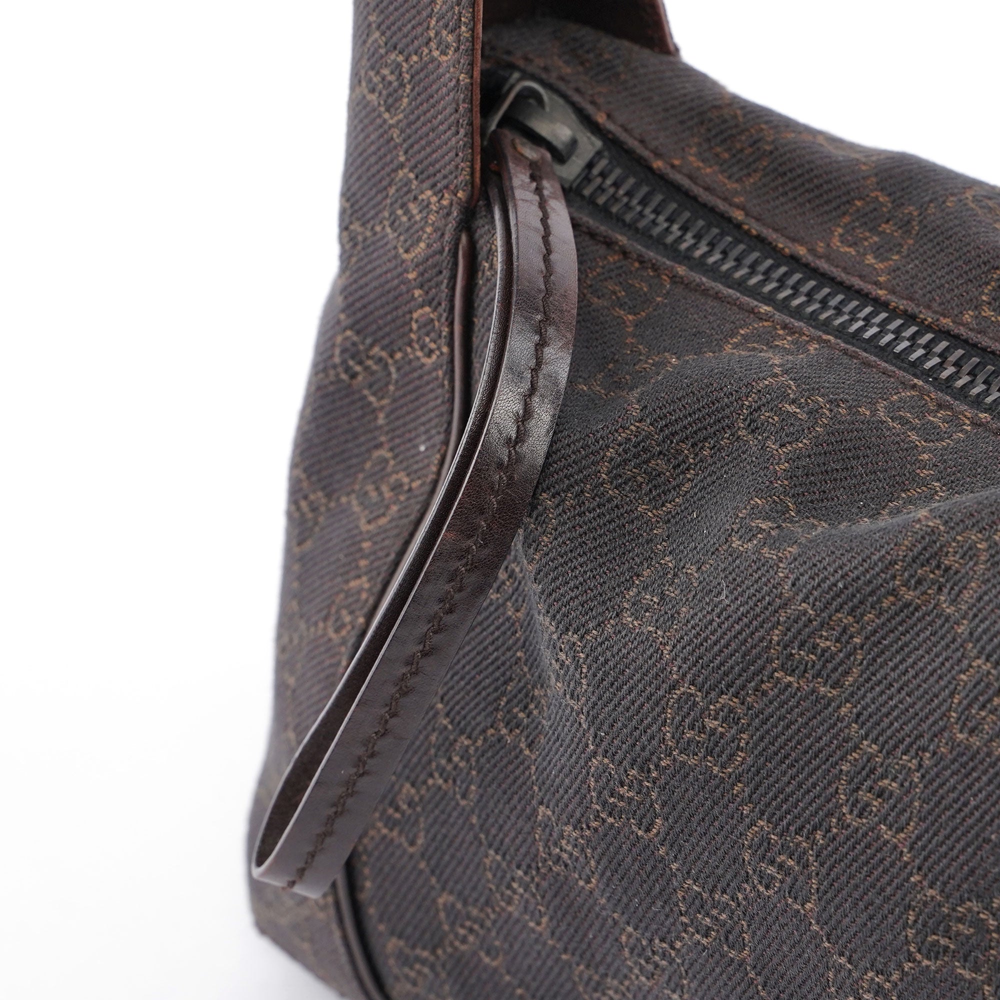 Brown GG Canvas Shoulder Bag