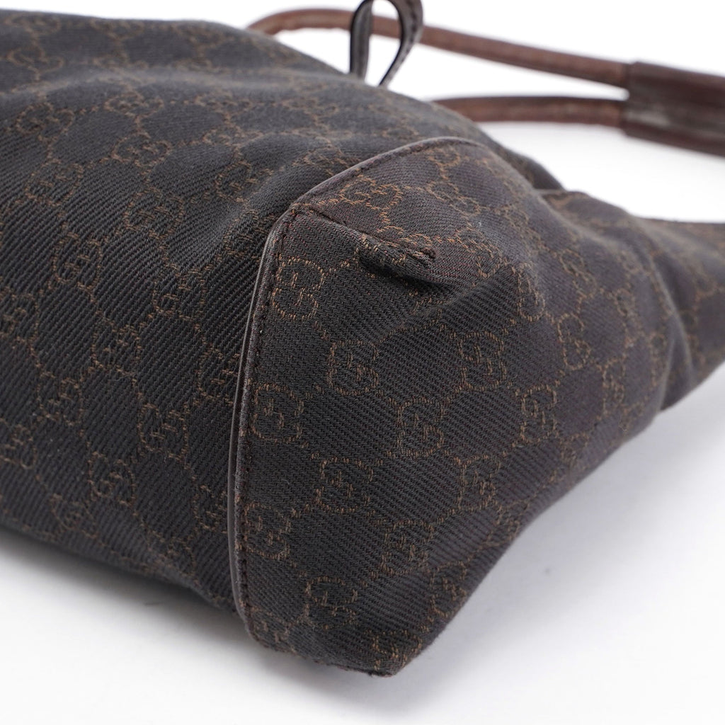 Brown GG Canvas Shoulder Bag