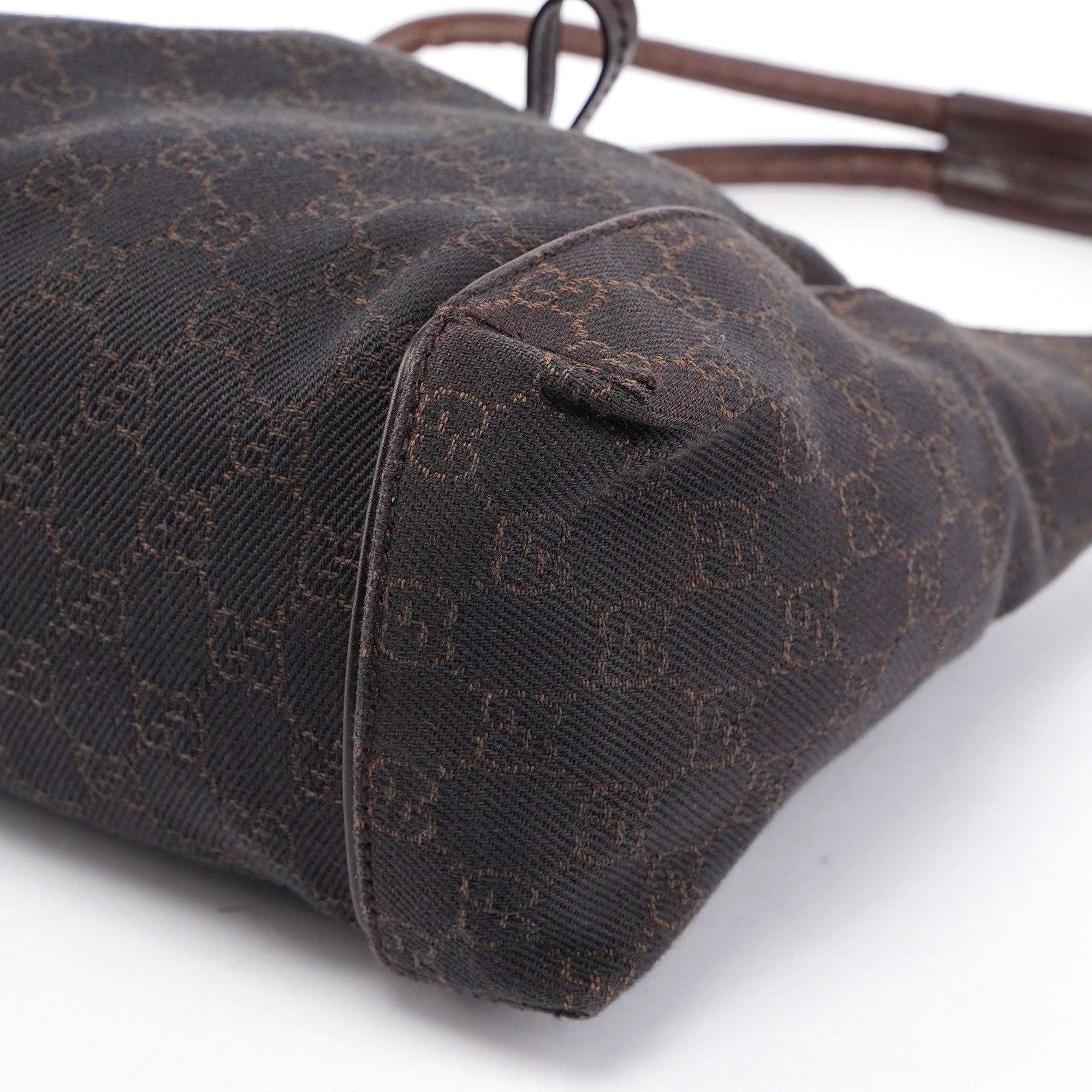 Brown GG Canvas Shoulder Bag