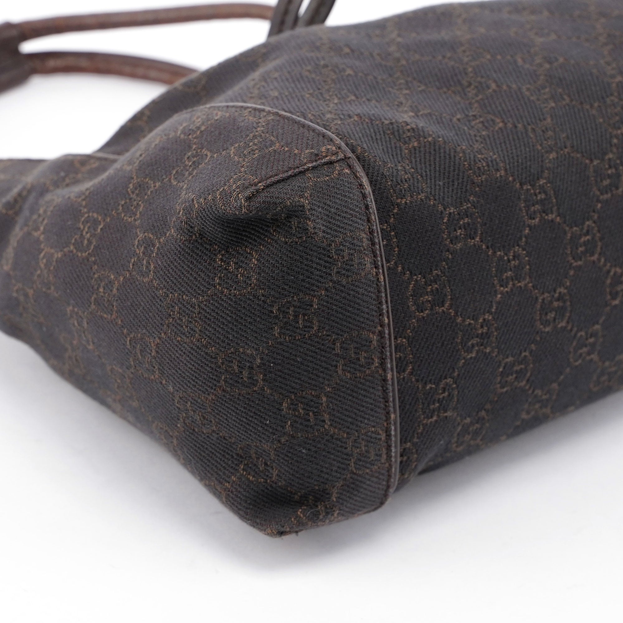 Brown GG Canvas Shoulder Bag