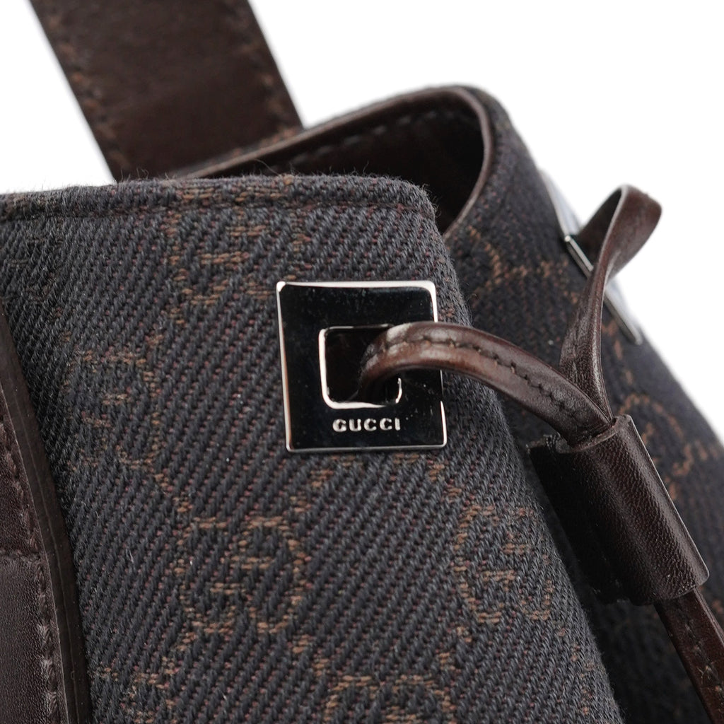 Brown GG Canvas Tote Bag