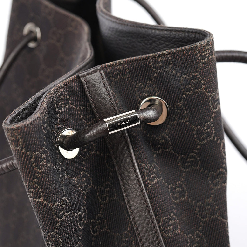 Brown GG Canvas Tote Bag