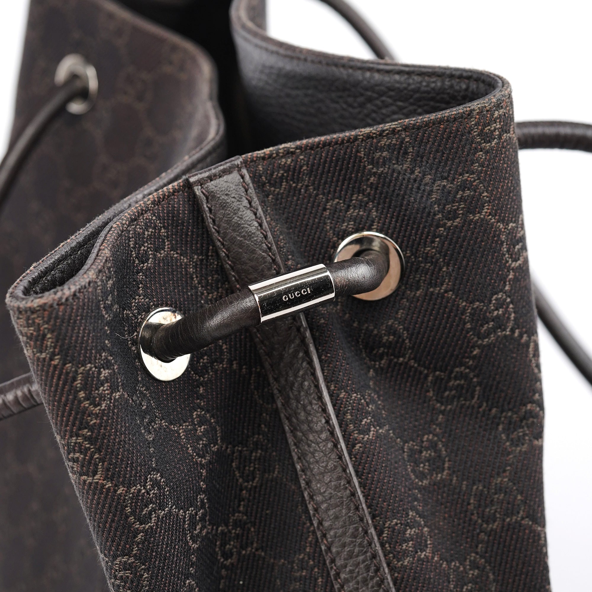 Brown GG Canvas Tote Bag