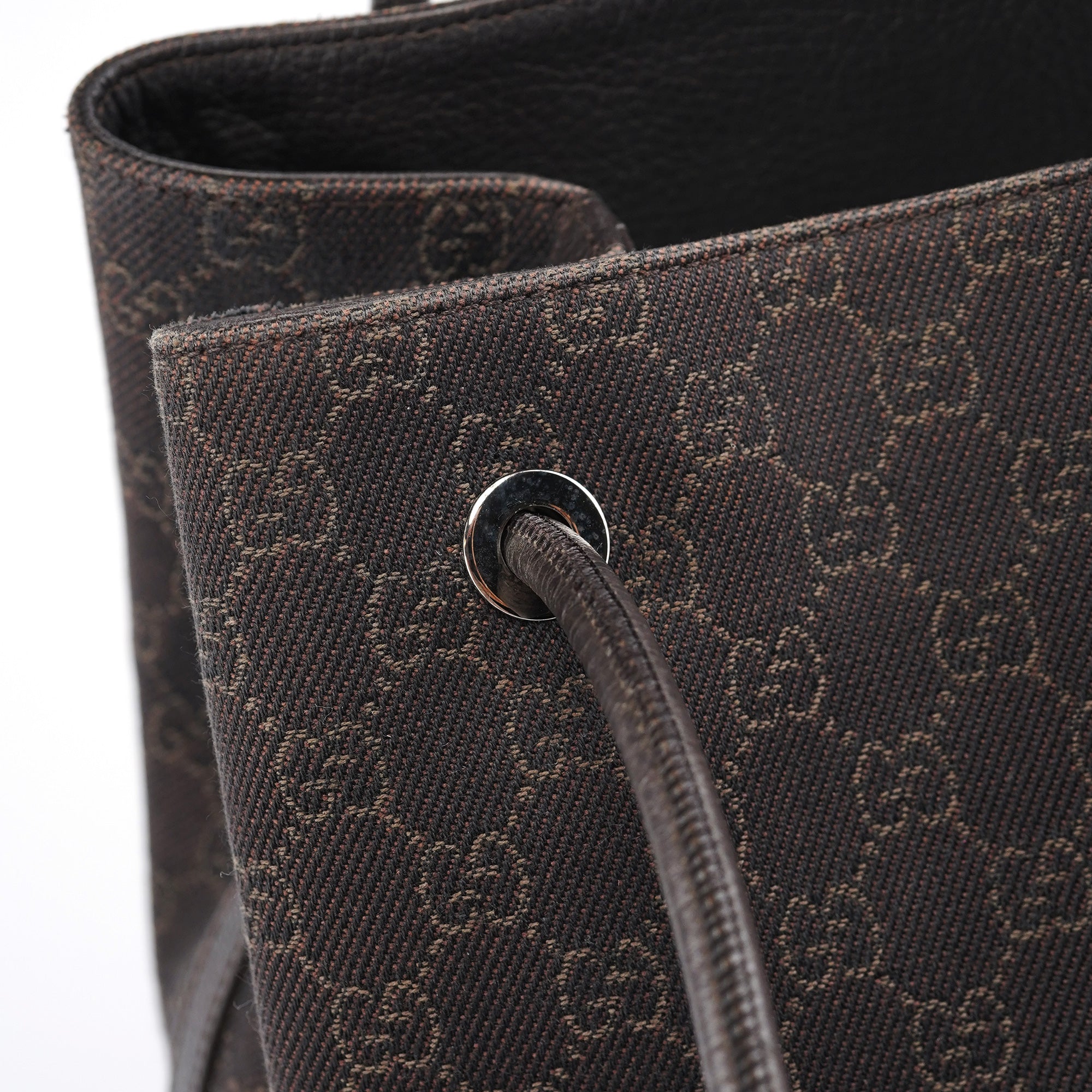 Brown GG Canvas Tote Bag